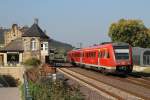 612 017-4/612 517-3 und 612 160-2/612 660-1 mit RE 3608 Halle (Saale) Hauptbahnhof-Hannover Hauptbahnhof auf Bahnhof Goslar am 3-10-2014.