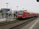 Doppeltraktion 612 am 17.12.2014 im Bahnhof von Aschersleben nach Goslar