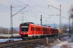 612 056 DB Regio bei Trieb am 07.12.2012.