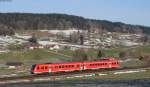 612 073-6 als RE 3178 (München Hbf-Kempten(Allgäu)Hbf) bei Ellenberg 10.3.15