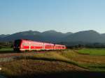 DB Regio 612 091 + 612 xxx am 03.08.15 im Allgäu