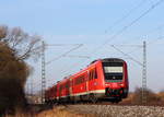 612 463 DB Regio bei Trieb am 25.02.2017.