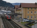 612 012 als RE 3985 Ulm-Oberstdorf am 5.12.20 um 12:44 Uhr in Immenstadt
