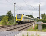 612 612+xxx als IRE3 Basel Bad-Ulm am 08.08.2021 bei Ravensburg.
