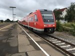 612 019 und 612 021 bei der Einfahrt in den Bahnhof Aulendorf als Ire 3257 (Stuttgart hbf - Aulendorf) am 31.07.16