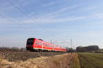 612 598 DB Regio bei Trieb am 25.02.2017.