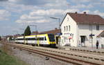 612 052-0 als RE 3213 (Neustadt(Schwarzw)-Ulm Hbf) in Löffingen 21.4.18