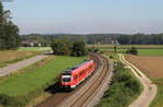 612 486-0 als RE 3553 (Nürnberg Hbf-Regensburg Hbf) bei Irrenlohe 3.9.19