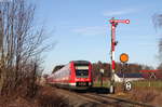 612 003-3, 612 011-9 und 612 124-8 als RE 3987/RE 3687 (Ulm Hbf-Lindau Hbf/Oberstdorf) bei Bad Grönenbach 29.12.19