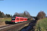 612 120-6 als RE 3288 (Augsburg Hbf-Lindau Hbf) bei Mellatz 6.1.20