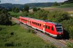 612 090-1  Lindau  fuhr am 25.07.07 als IRE von Aalen nach Ulm HBF, hier in Oberkochen aufgenommen.
