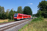 612 988 DB Regio als RE (Hof Hbf - Nürnberg Hbf) bei Eschldorf, 08.08.2020