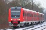 612 571 DB Regio in Michelau am 14.12.2012.