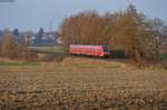 612 489 mit dem RE 5290 von Cheb nach Nürnberg Hbf bei Waldershof, 29.03.2014