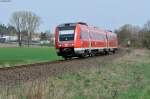 612 651 als RE 3512 von Neustadt (Waldnaab) nach Nürnberg Hbf bei Weiden (Oberpf), 04.04.2014