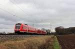 612 666 DB Regio bei Gruben am 21.11.2015.