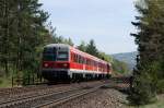 614 022 mit RB 35694 bei Neunkirchen am Sand (21.04.2007)