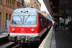 614 016 ist soebend aus Buchholz(Nordheide) in Hannover HBF eingetroffen.