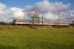 614 005+006 als RB nach Frth am 17.11.2008 auf der Zennbrcke in Langenzenn.