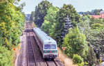 „Nachschuss“ auf 614 010, der am 13.7.02 den letzten Kilometer vor Neuhaus (Pegnitz) erreicht hatte.