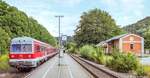 614 070 hielt am 4.9.06 auf dem Weg nach N�rnberg in Vorra. 