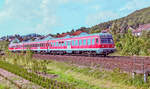 614 024 hatte am 4.9.06 bei Strecken-km 30 Hersbruck gerade verlassen und steuerte Hohenstadt an.