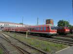 614 015-6 am 22.05.2008 im Bw Braunschweig.