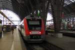 VIAS VT 112.2 (95 80 0615 612-8 D-VIAS) als VIA 25128 aus Gro-Umstadt Wiebelsbach, in Frankfurt (M) Hbf; 20.12.2011