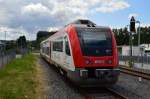 VT 113 verlässt Michelstadt......nach Eberbach. 11.8.2014