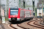 Der RB-25 Einfahrt in den Kölner HBF.