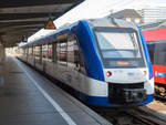 VT 174 der BRB nach Füssen in München Hbf, 20.09.2020.