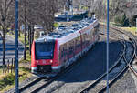 620 005 S23 Rheinbach - Bonn, Ausfahrt Bf Rheinbach - 03.03.2022