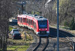 620 005 S23, Rheinbach - Bonn, Ausfahrt Bf Rheinbach - 03.03.2022