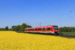 620 008-2 (DB Regio) als RE10 Richtung D�sseldorf Hbf in Meerbusch B�singhoven, 22.