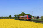 620 546 (DB Regio) als RE10 Richtung D�sseldorf Hbf in Meerbusch B�singhoven, 23.