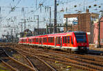 
Nachschuss auf den aus dem Hbf Köln ausfahrenden RB 25  Oberbergische Bahn  (Meinerzhagen - Köln-Hansaring) am 11.04.2016. Die Garnitur der der DB Regio (VAREO) bestand hier, aus einem zweiteiligen Alstom Coradia LINT 54 (BR 622), gekuppelt mit einem dreiteiligen Alstom Coradia LINT 81 (BR 620), hier am Schluss 620 012.