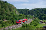 622 052 DB Regio als RB 58521 (Nürnberg Hbf - Neuhaus (Pegnitz) bei Rupprechtstegen, 28.06.2021