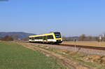 622 463 als RB 17769 (Radolfzell - Friedrichshafen Stadt) bei Espasingen 24.3.22