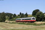 VS 250 und VT 411 als RB 22274 (Engstingen-Münsingen) bei Münsingen 1.7.18