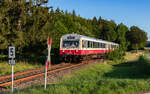 VT 41 und VS 250 als SAB 88200 (M�nsingen - Ulm Hbf) bei Mehrstetten 25.6.26