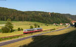 VT 41 und VS 250 als SAB 88200 (M�nsingen - Ulm Hbf) bei Teuringshofen 25.6.26