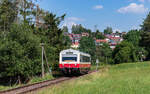VT 41 als SAB 88207 (Schelklingen - Gammertingen) bei Gomadingen 25.6.26
