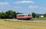 VT 41 als SAB 88207 (Schelklingen - Gammertingen) bei Engstingen 25.6.26