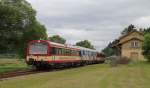 VT 43 und VT 42 als HzL88069 (Sigmaringen-Blumberg Zollhaus) bei Riedöschingen 23.6.13