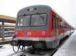 628 102 mit 628 103 im Oberstdorfer Bahnhof. Anfang Januar 07.