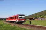 628 231-2 als RB 23617 (Miltenberg-Seckach) bei Weilbach 10.5.17