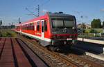 928 652-6 verlässt am Morgen des 6.8.2017 als IRE5835  Kulturzug  von Berlin Lichtenberg nach Wroclaw Glowny den Bahnhof Berlin Ostkreuz.