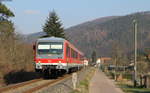 628 256-9 als RB 23344 (Wertheim-Miltenberg) bei Kirschfurt 28.2.18