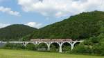 2 628er überqueren den Willinger Viadukt. Aufgenommen am 26.5.2018 15:24