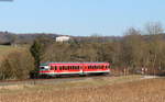 628 685-9 als RE 23572 (Crailsheim-Heilbronn Hbf) bei Michelbach 27.2.19